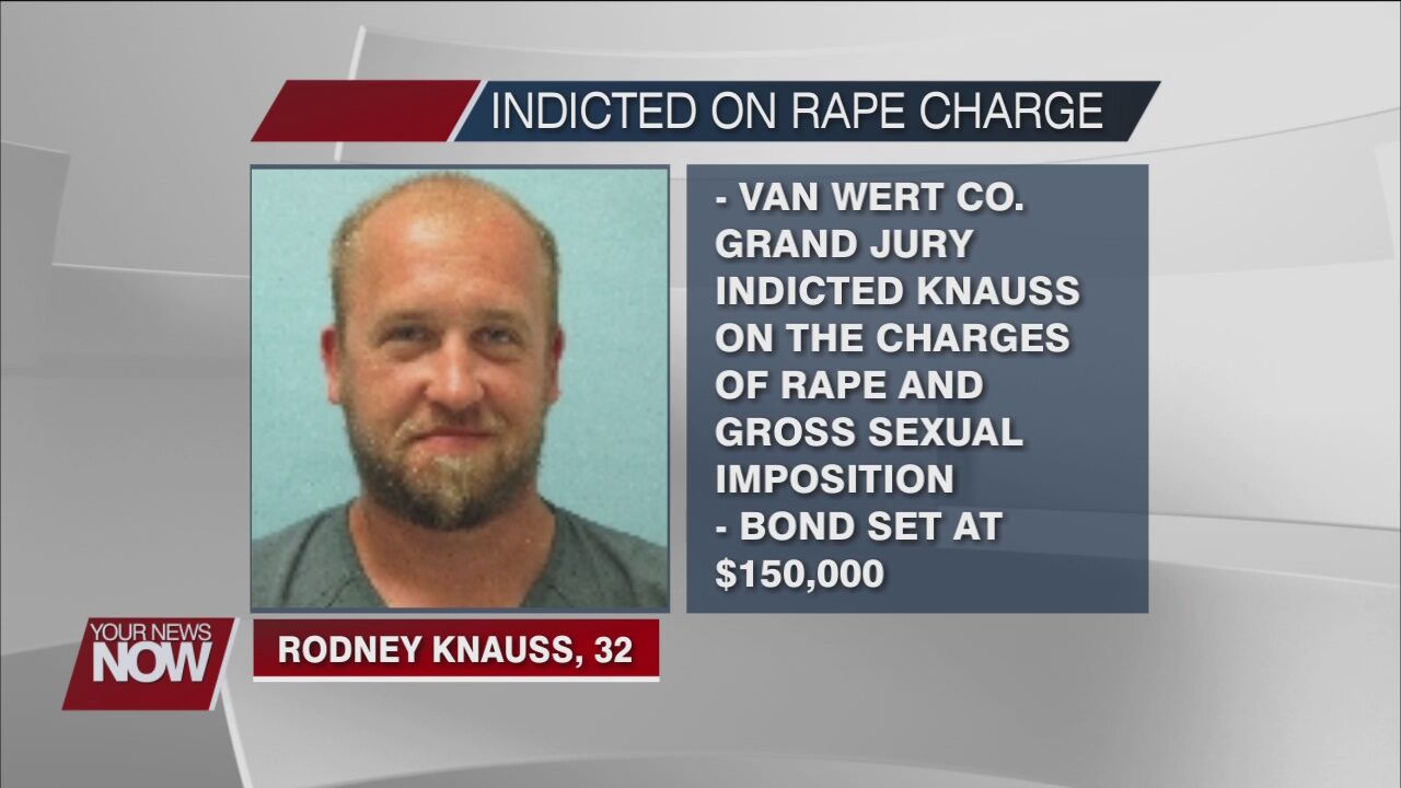Van Wert man indicted on rape and gross sexual imposition changes plea